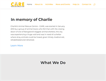 Tablet Screenshot of charlies-care.com